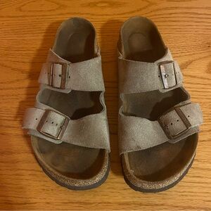 Birkenstock Arizona Suede Sandals 42